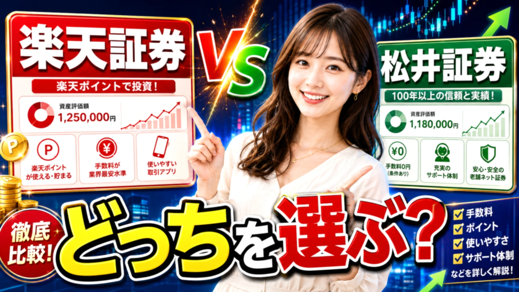 楽天証券 vs 松井証券 徹底比較 2026年版
